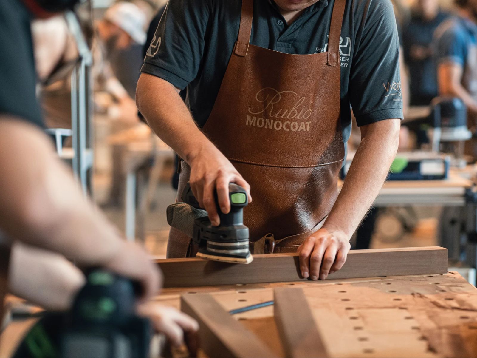 příprava dřeva na školení Rubio Monocoat